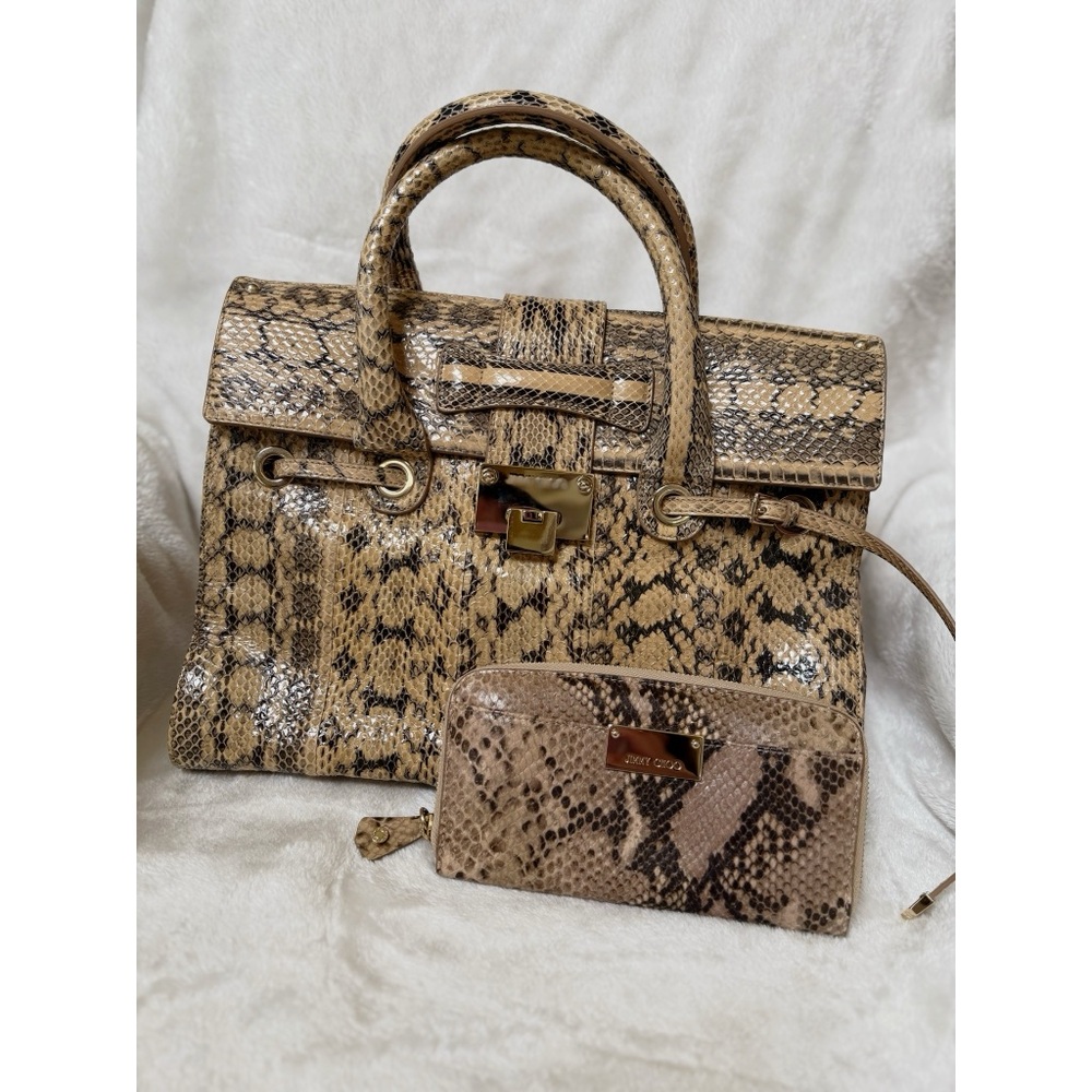 Jimmy Choo Python Purse & Wallet